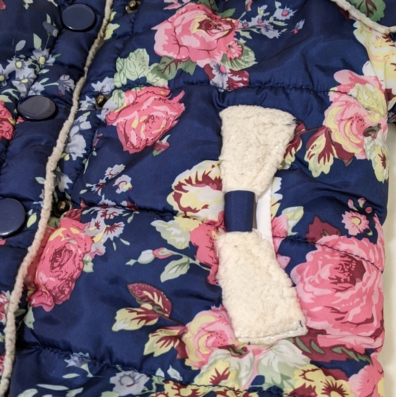 Cute Girls JW 2T Floral Puffer Jacket - Picture 5 of 7